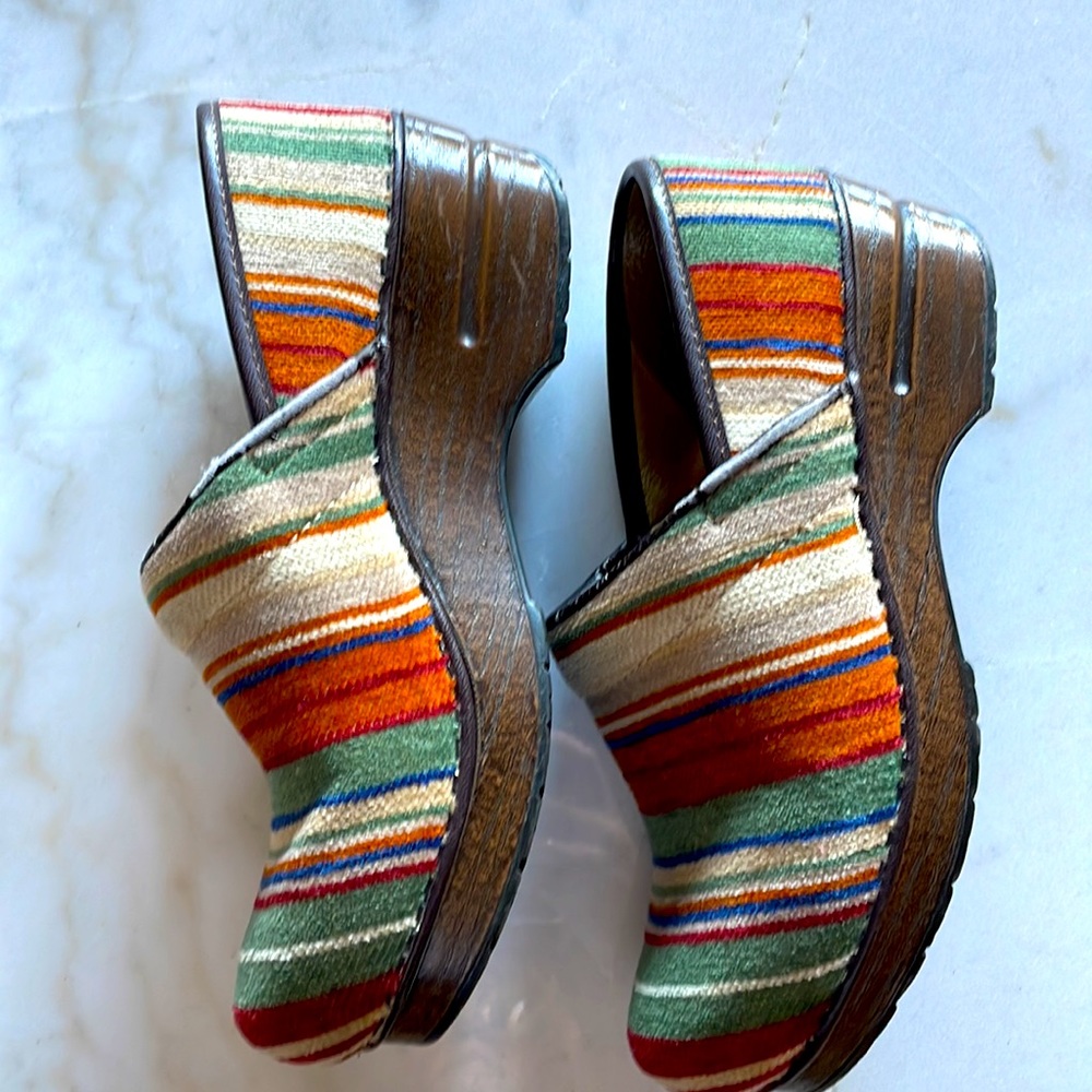 Dansko Colorful Clogs In Size 37. Good Condition. - image 2